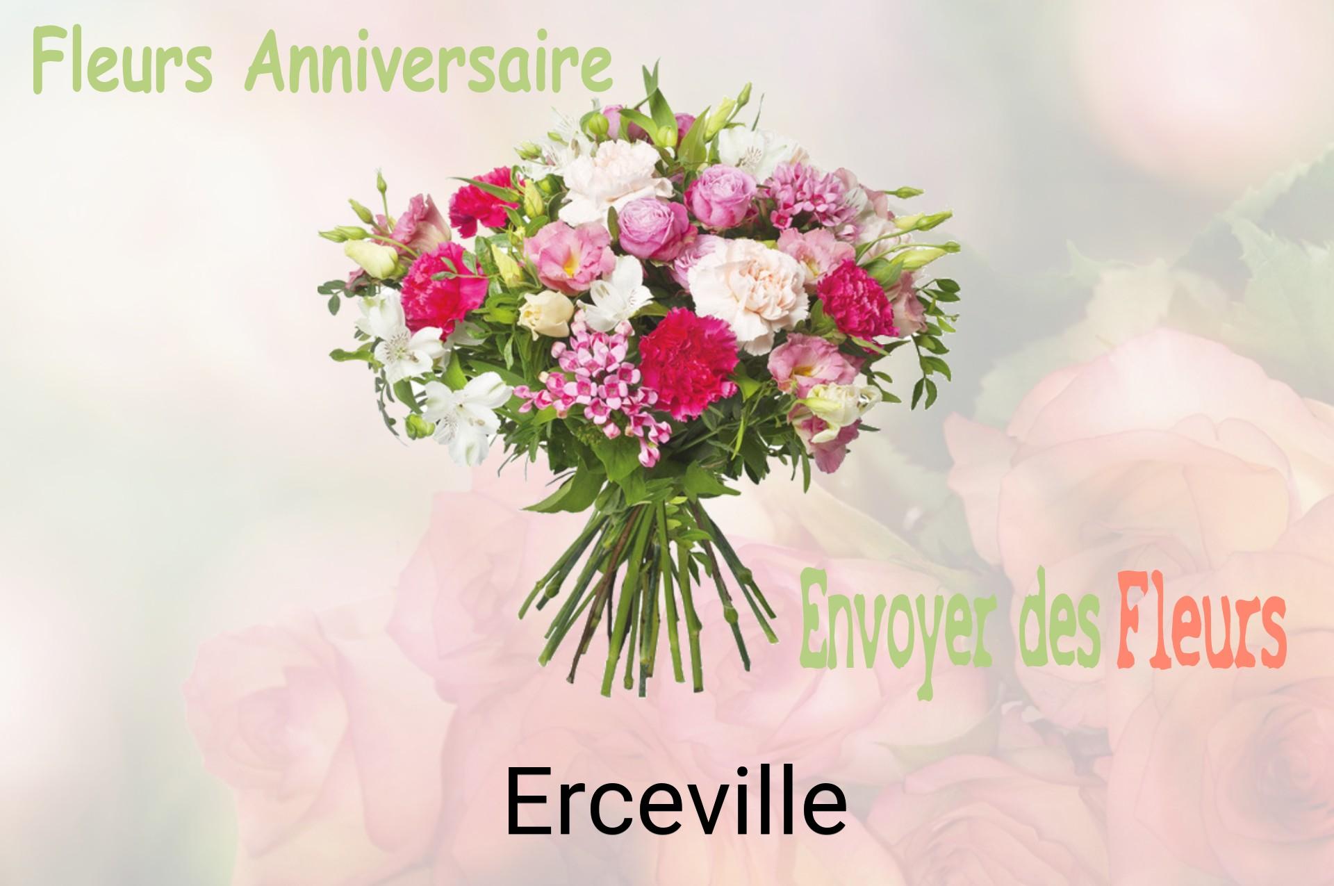 Bouquet de fleurs d’anniversaire livré à Erceville