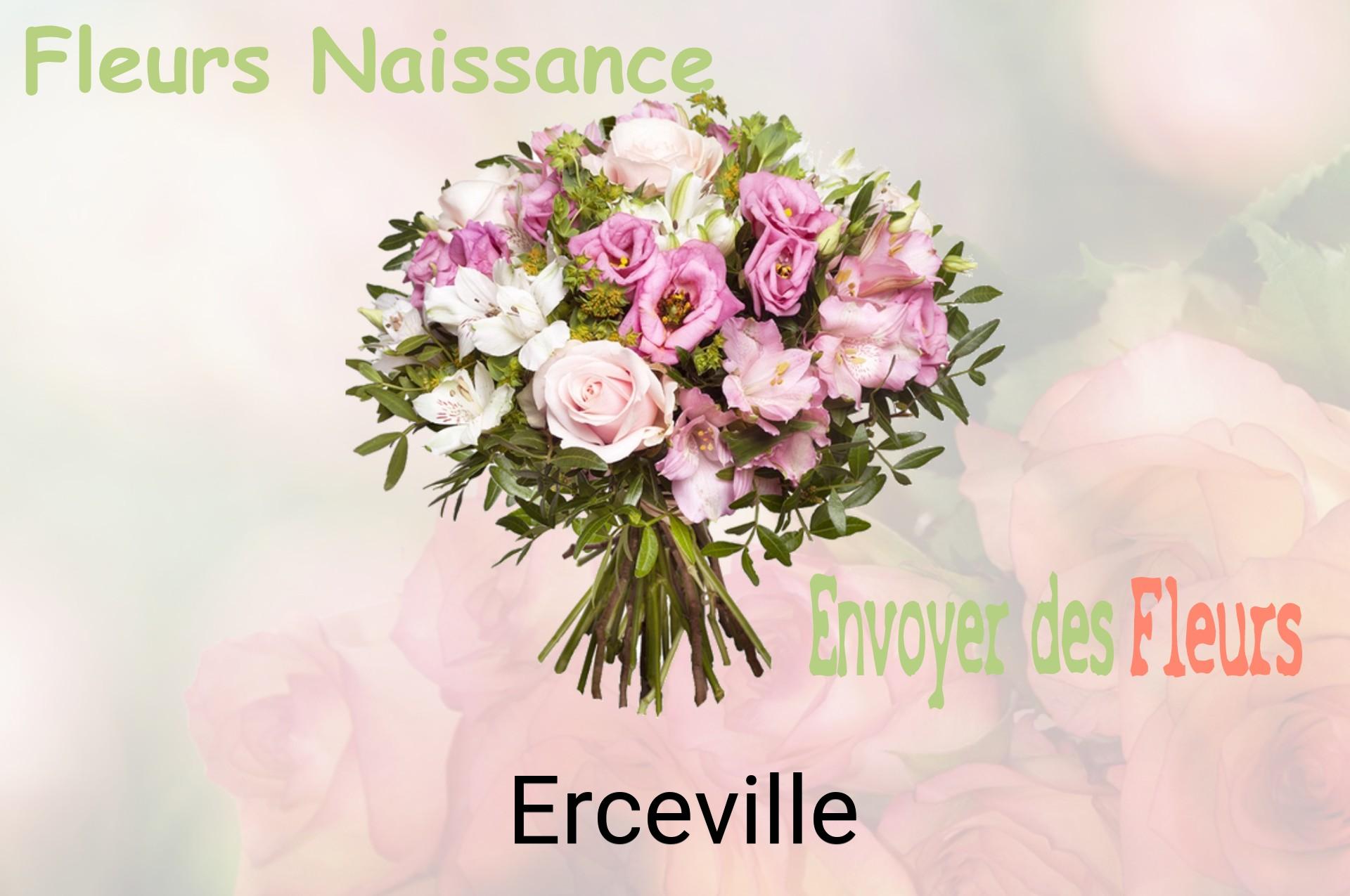 Bouquet de fleurs de naissance livré à Erceville